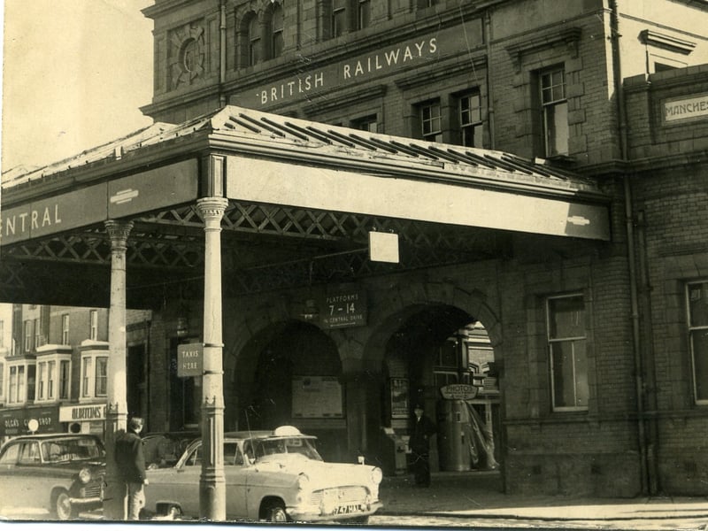 Blackpool Central Station pictured in 1963, the year before it closed