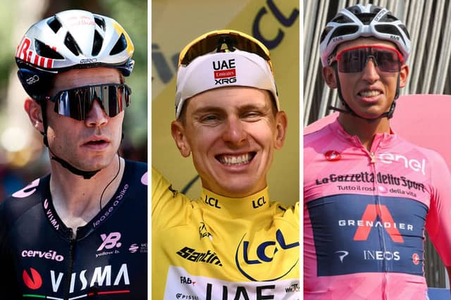 Three of the world's best paid cyclists.