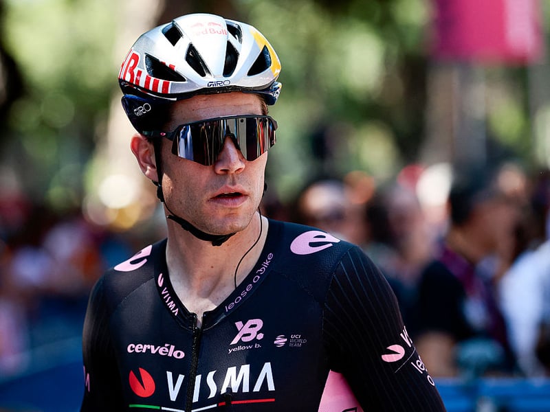 Belgian pro rider Wout van Aert cycles in both road and cyclo-cross races for UCI WorldTeam Visma–Lease a Bike, who pay him around €3.5 million a year. He's a three-time UCI Cyclo-cross World Champions, has won nine stage victories at the Tour de France and claimed the Milan–San Remo title in 2020.