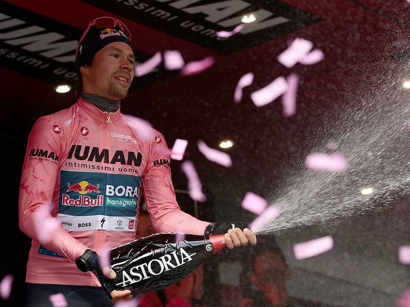Slovenian cyclist Primoz Roglic has won five Grand Tours since turning professional at the relatively late age of 23 - a record tying four Vuelta a Espanas in 2019, 2020, 2021, and 2024, and the 2023 Giro d'Italia. Signing up to Red Bull-Bora-Hansgroe gave him a big pay rise, to about €4.5 million.