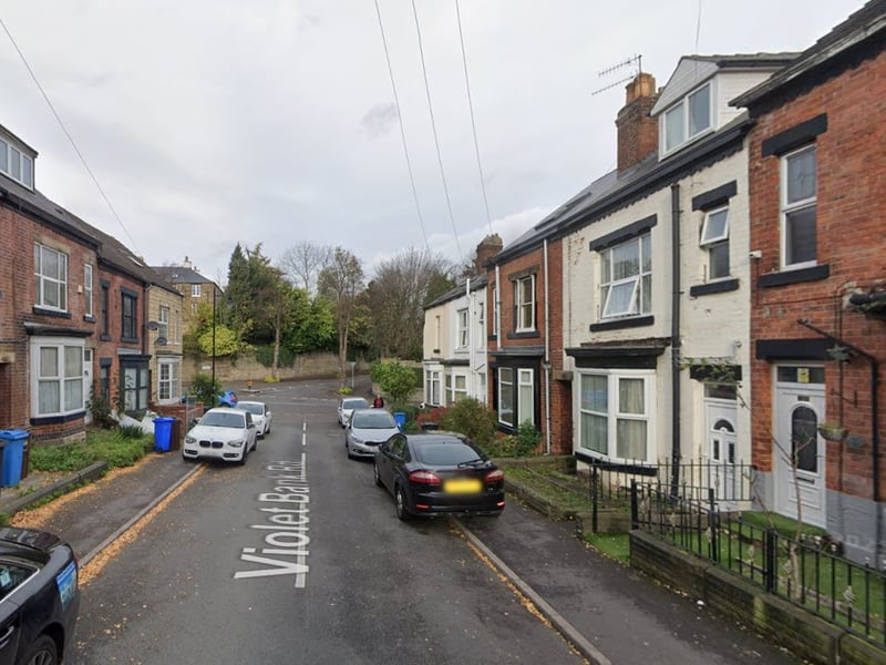 The joint fourth-highest number of reports of shoplifting offences in Sheffield in May 2025 were made in connection with incidents that took place on or near Violet Bank Road, Nether Edge, with 11