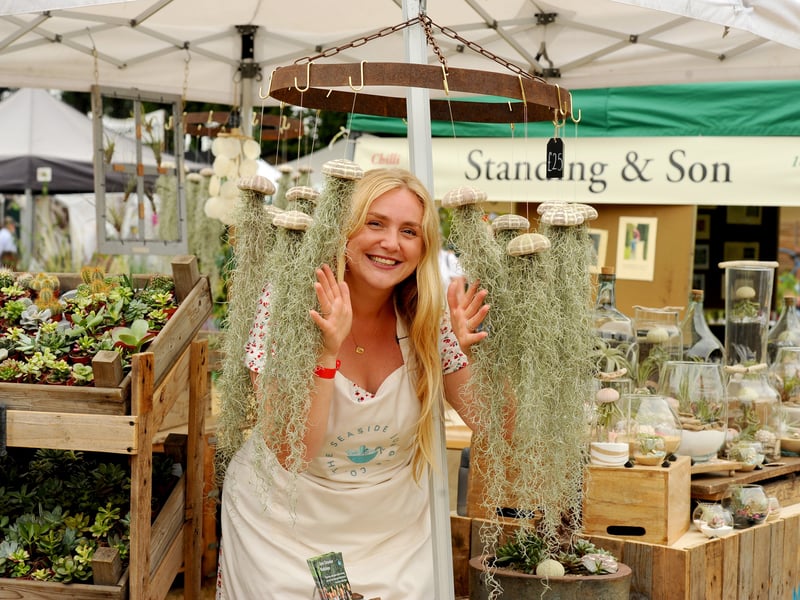Pictured is: Kerri Williams of The Seaside Jungle Co.
Picture: Sarah Standing (250725-964)