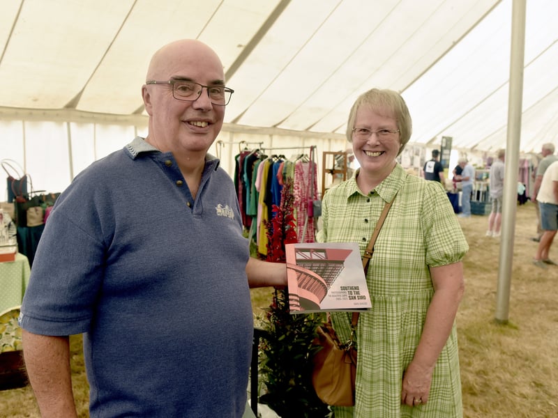 Pictured is: Steve and Sue Cope from Cosham.
Picture: Sarah Standing (250725-7423)