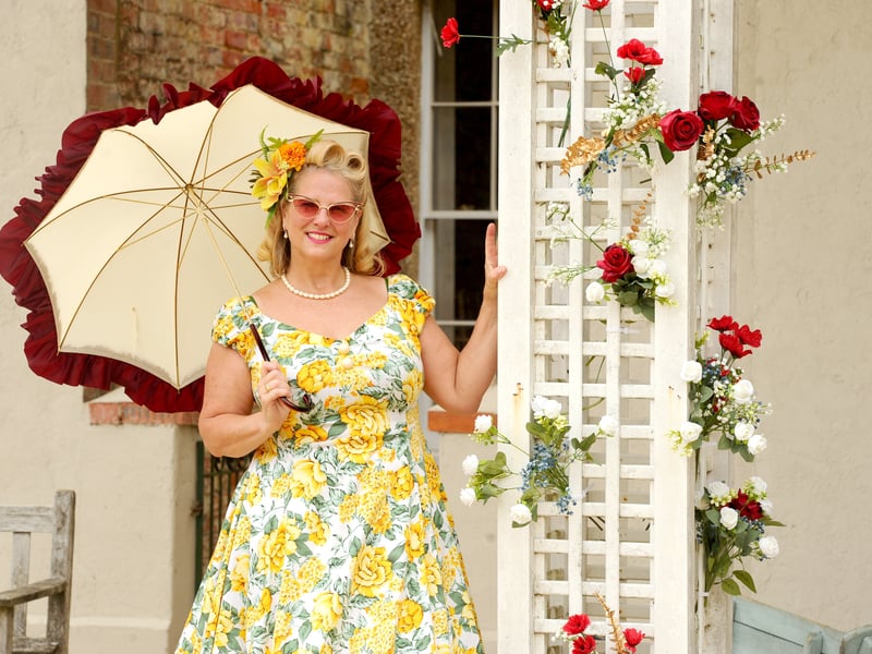 Pictured is: Dawn Gracie of Dawn's Vintage Do.
Picture: Sarah Standing (250725-981)