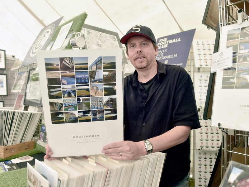 Pictured is: David Shields otherwise known as the Football Stadium Photography.
Picture: Sarah Standing (250725-7428)