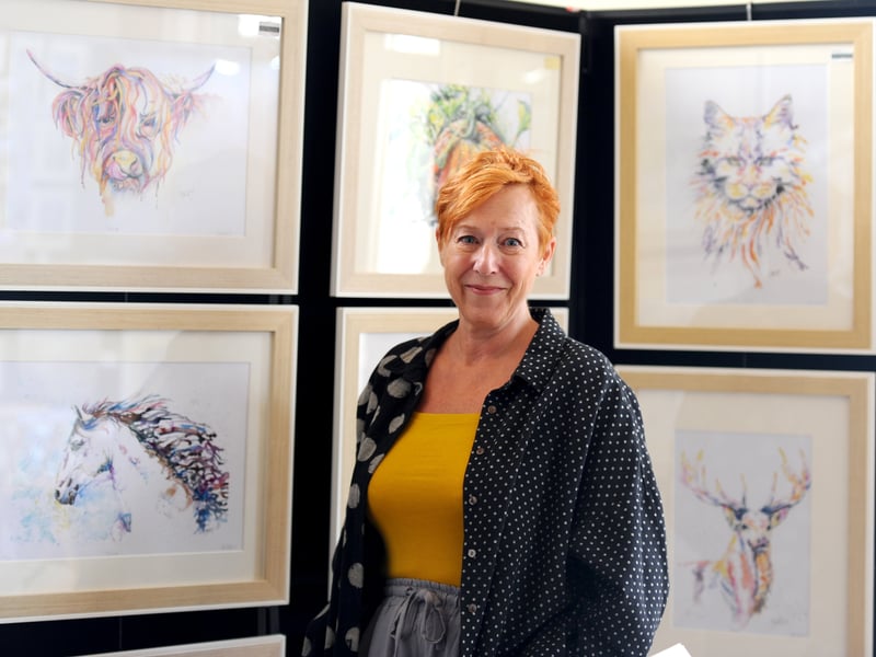 Pictured is: Deb C Morris Artworks from Fareham.
Picture: Sarah Standing (250725-1015)