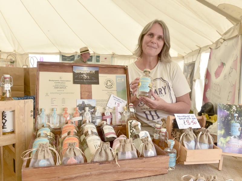 Pictured is: Nicole Jennings of Pothecary Gin based in Christchurch.
Picture: Sarah Standing (250725-7437)