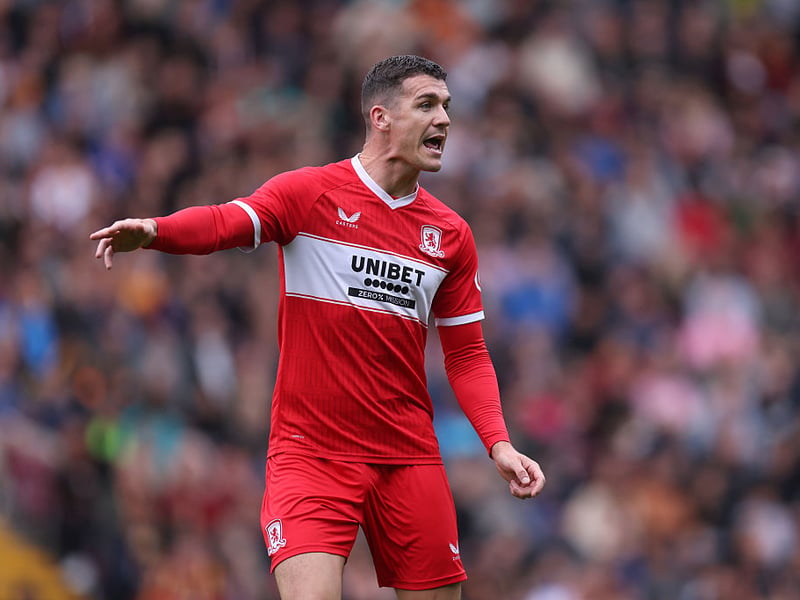 Was a commanding figure in the heart of Boro’s back three for most of the game. Was the closest player to Storey when the Preston defender headed the hosts 2-1 ahead from a corner. Still a very encouraging performance after a long injury setback. 7