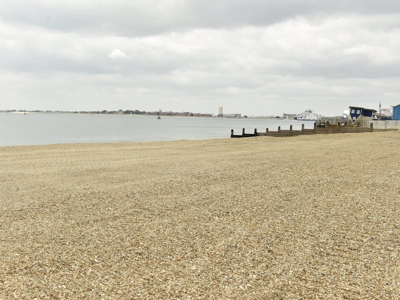 Old wooden posts have been removed from the beach area next to Hovertravel.

Picture: Sarah Standing (240725-7200)