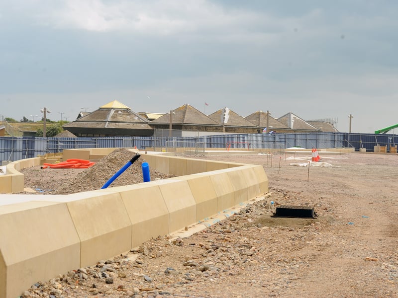 A new area called 'Serpentine Square' is being created in the area opposite Serpentine Road which runs across Southsea Common. It will connect seamlessly to the promenade next to the Blue Reef Aquarium which remains open during the works.
Picture: Sarah Standing (240725-886)