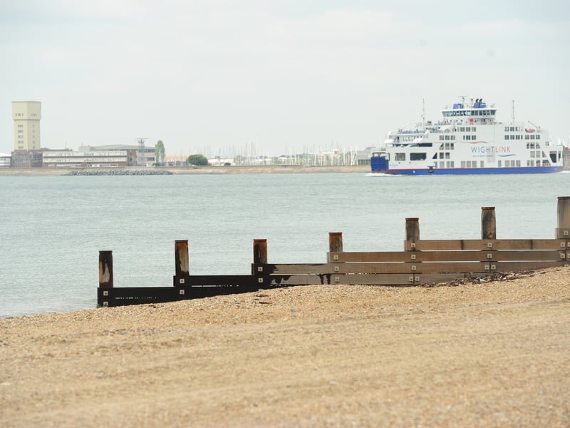 New barriers have ben installed at the boundary with Hovertravel, and old wooden posts across the beach area have also been removed.
Picture: Sarah Standing (240725-819)