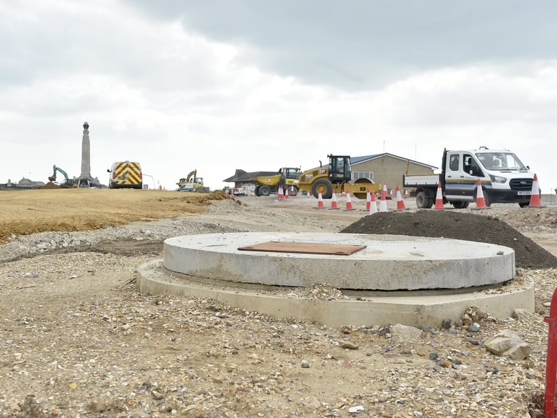 New sewage facilities have been installed as part of the sea defence works which will better protest the local environment.
Picture: Sarah Standing (240725-7187)
