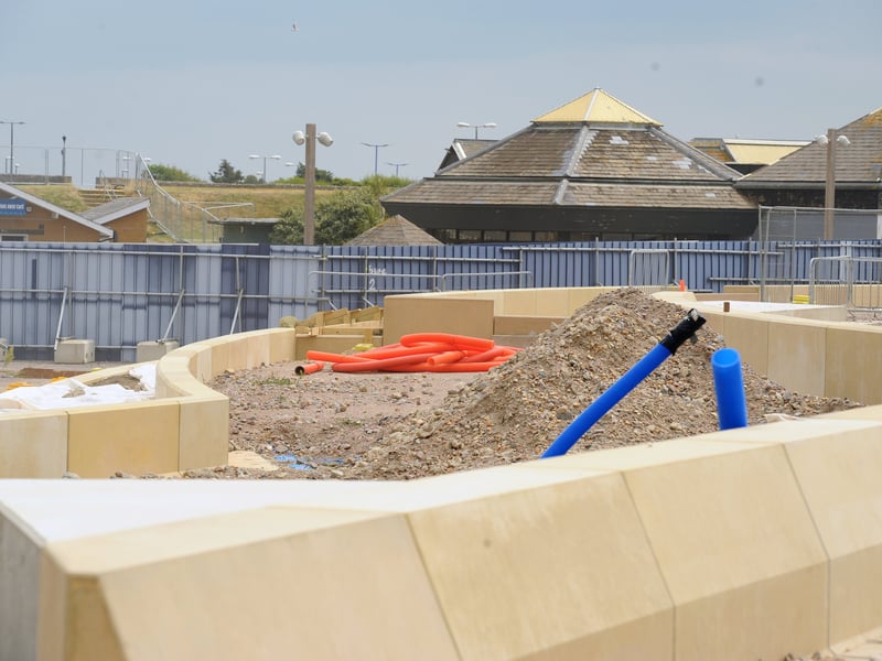 A new area called 'Serpentine Square' is being created in the area opposite Serpentine Road which runs across Southsea Common. This will be an area for relaxing, will feature stepped planting and play equipment, and will also be capable of hosting small events.
Picture: Sarah Standing (240725-884)