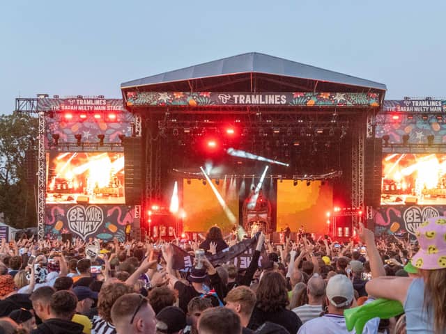 Photographer Dean Atkins was on hand to capture fans having a blast at The Reytons' headliner performance on Saturday at Tramlines 2025.