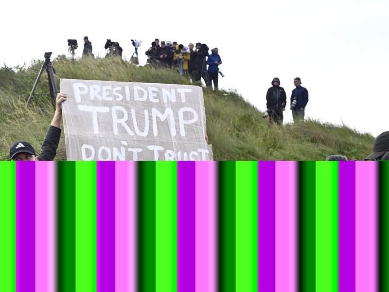 Security tightens as Donald Trump plays golf at Turnberry