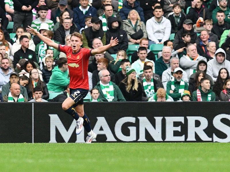 Scored against Celtic in the Scottish Cup last season, but won't be available for the clash on Friday night. He's out with a foot injury.