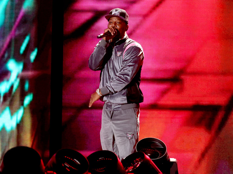 Rapper Cam’ron appears during the podcast montage. It feels like an interview in a podcast!