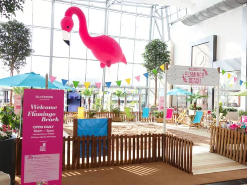 The weather forecast isn't great today, but your kids can still enjoy the sand at the indoor Flamingo Beach at Braehead – open from 10am to 5pm. For a £3.25 donation to the Glasgow Children’s Hospital Charity the wee ones can enjoy playing for half an hour while you you enjoy a cuppa. You can then enjoy shopping - using the discounts available on your Flamingo Beach wristband. 