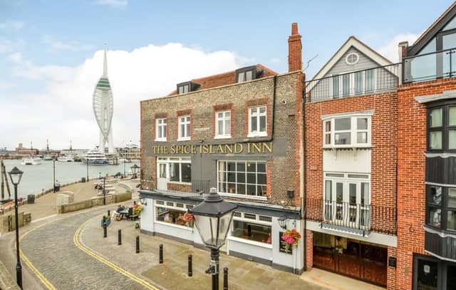 This two bedroom home is in the heart of Old Portsmouth and comes with two bathrooms and two reception rooms.