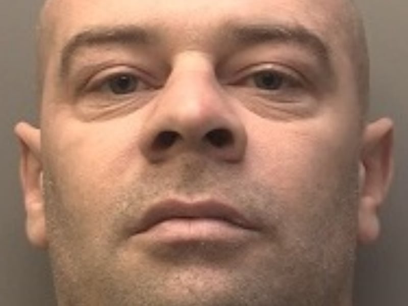 Gerard Cooch, 39, of Merton Road, Bootle, participated in the Liverpool city centre unrest on August 3. He was seen on camera kicking officers’ shields and was sentenced to one year and eight months.