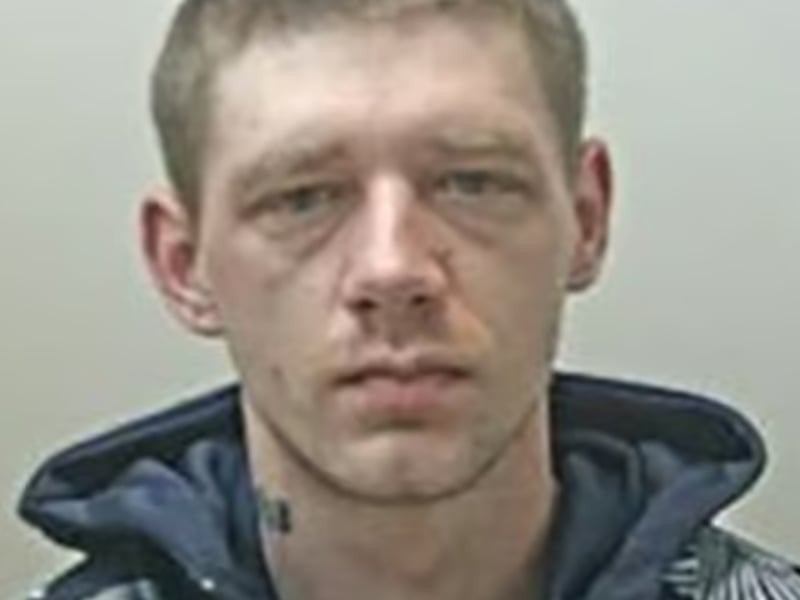 Daniel Stewart, 28, of Ashton Road, Blackpool, wrapped himself in an England flag and was seen throwing a can at police and assaulting a security guard during the Blackpool violence. He was also jailed for 27 months.