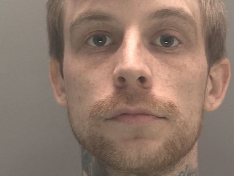 Declan Geiran, 29, of Kelso Road, Liverpool, attempted to set a police van on fire during riots in Liverpool city centre on August 3. He pleaded guilty to violent disorder and arson and was jailed for 30 months.