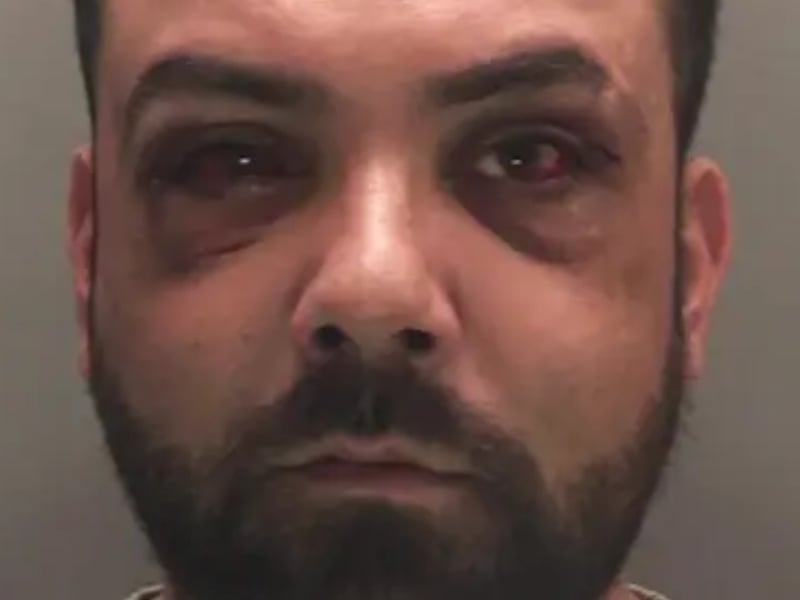 Jordan Davies, 32, was caught carrying a knife as he joined a crowd gathering in Southport following a vigil for the three stabbing victims on July 30. He admitted possession of a knife in a public place and was sentenced at Liverpool Crown Court to two years and four months.