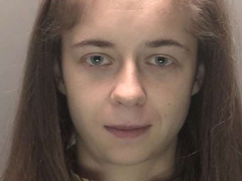 Emma McAteer, of Pollard Road in Wavertree, was arrested and charged with violent disorder and burglary in Southport on July 30. The 26-year-old was captured on CCTV throwing three missiles at police officers on Sussex Road before pushing through the crowd gathered outside Windsor minimart. She then entered the shop via a broken open shutter and stole items from the shelf. McAteer was sentenced to two years and four months in prison.