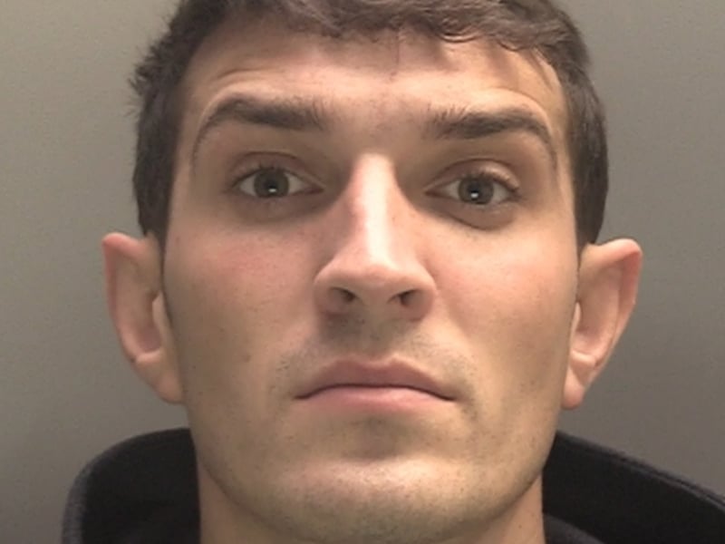 Jake Joseph, 25 years, of St Thomas More Drive, Birkdale, threw items at police and jumped onto a police van in Southport. He was jailed for two years and ten months.