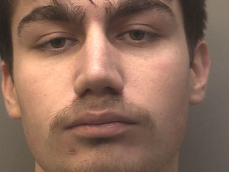 Cornneliu Mihai Magureanu, 20, was captured on CCTV watching a crowd of people throw missiles at police officers in Liverpool city centre on August 3. He threw a rock at the police line and shouted towards the officers. Magureanu, of St Annes Close, Birkenhead, was sentenced to 18 months.