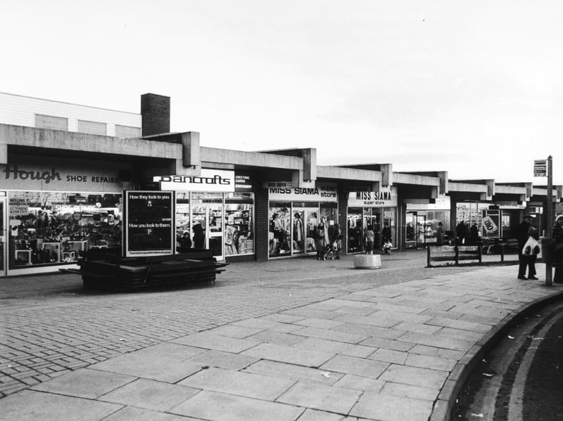 Bramley shopping centre, Leeds, in December 1981