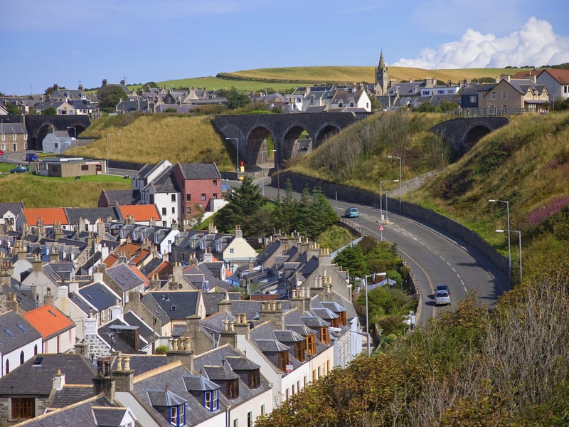 The fishing village of Cullen, famous for its fish soup, is Aberdeenshire's coastal gem
