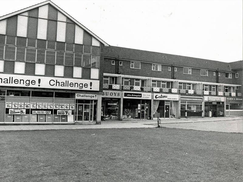 Littlemoor shopping centre, Newbold, Derbyshire, in 1972