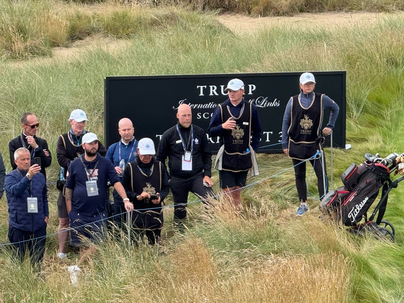 Staff were waiting for the grand opening of the New Course.