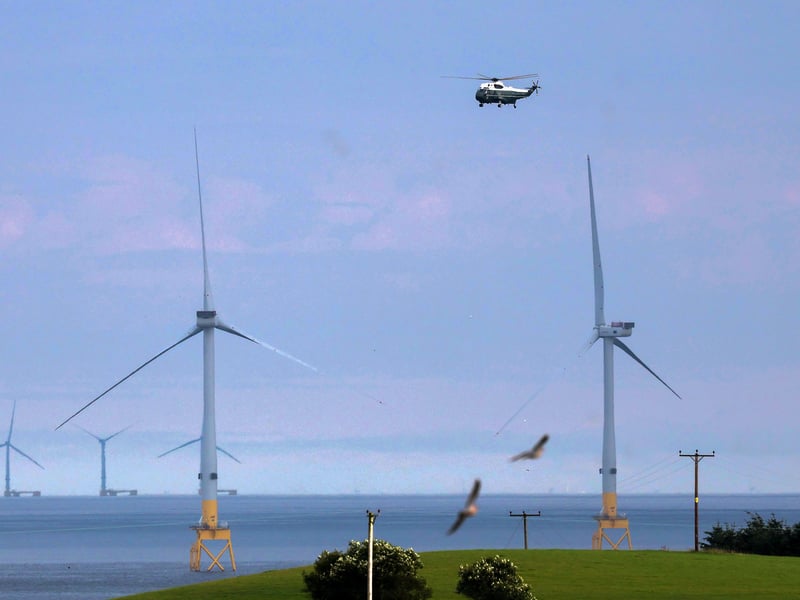 Trump has made his dislike of wind turbines clear during his visit to Scotland.