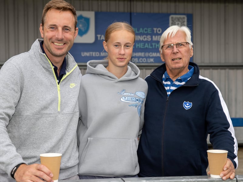 Pompey and Hawks fans watch pre-season friendly