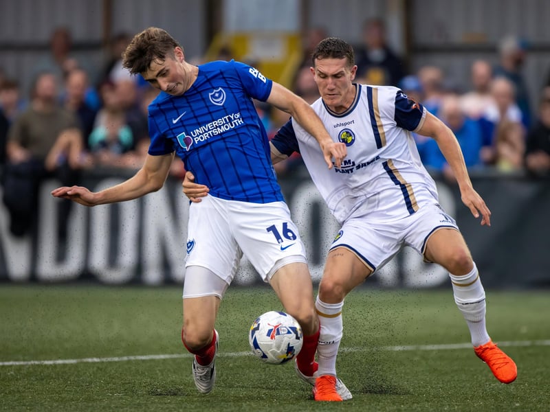 Eyes on the Aussie for first-half goals as Pompey were caught sleeping for two goals in quick succession. Ehibhatiomhan came out on top for opener and defender wasn't nearly strong against Reading man for second. Calm and composed in possession, though, after lay-off.