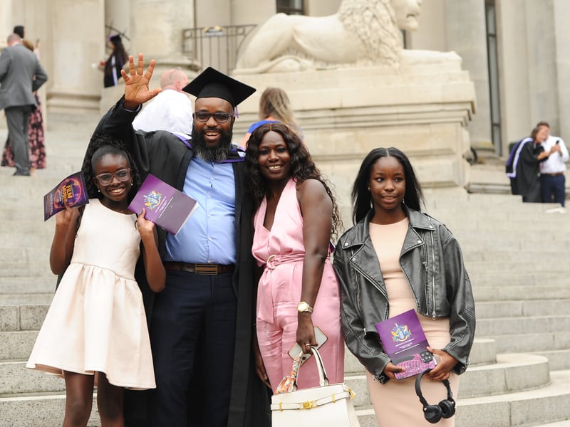 Celebrations for students and their families
Picture: Sarah Standing (290725-1082)