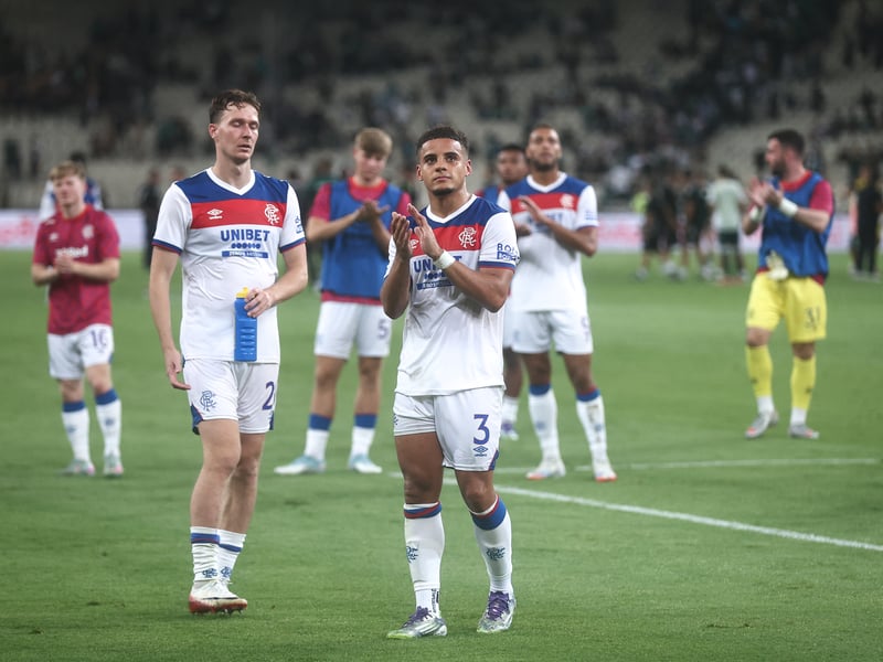 Ruled out of the midweek clash against Viktoria Plzen with a knock, he is a doubt for this weekend's game at Ibrox, though the problem is deemed to be a minor one.