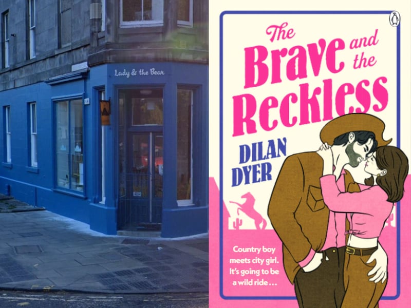 Edinburgh is home to the UK's first romance bookshop, Book Lovers with the store to host The Brave and the Reckless author Dilan Dyer for an event celebrating cowboy romance fiction this evening at Lady & the Bear cafe. It will be chaired by Meg Jones, the author of Clean Point.
