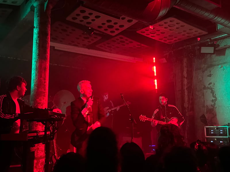The singer encored with a cover of The Cure's 'Friday I'm In Love' followed by 'No One In The World'.