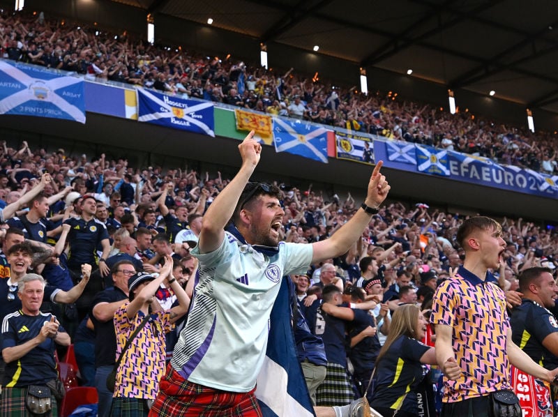 The most watched programme of 2024 was Scotland's game against Switzerland in Euro 2024 - broadcast on the BBC. It was watched by 1.34 million Scots.