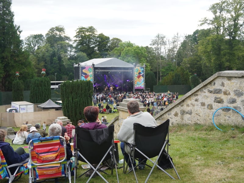 There is music all weekend long at Belladrum.