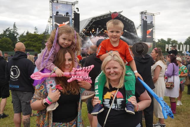 Happy faces had the chance to watch their favourite acts live.