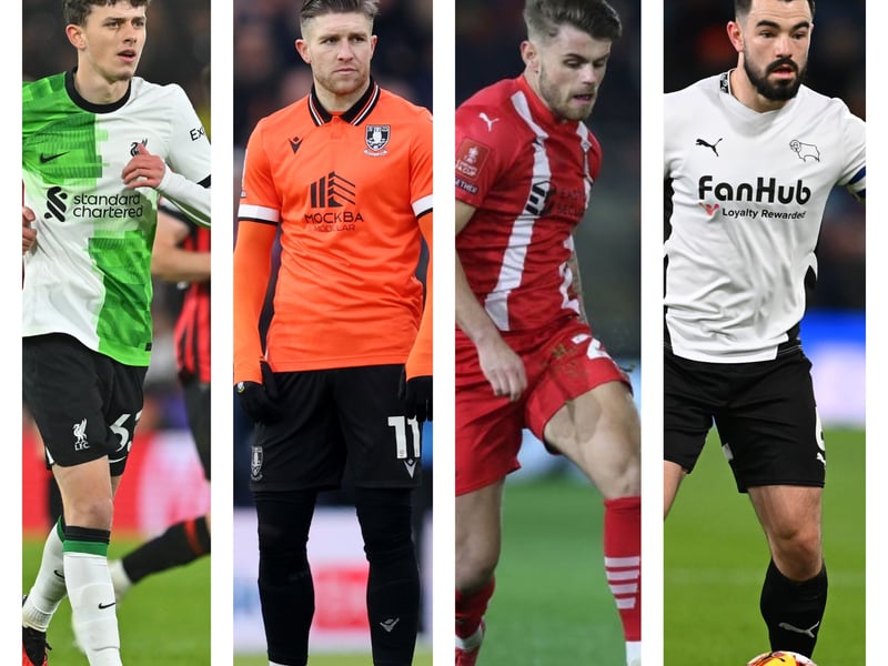 From left to right: Owen Beck, Josh Windass, Charlie Kelman and Eiran Cashin are among those players on the move in the Championship