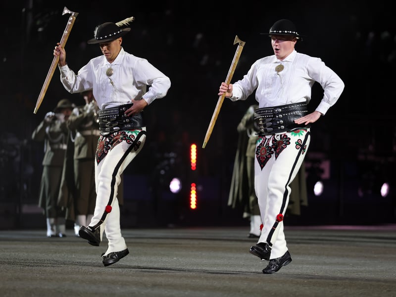 The Representative Band of the Polish Border Guard make their first appearance since 2010