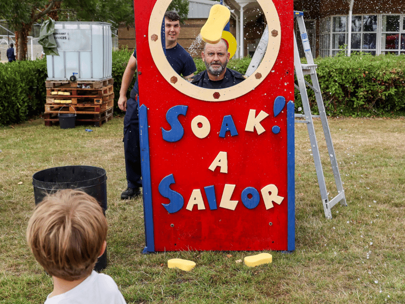 The families day at HMS Sultan proved to be a major success with children of all ages enjoying the festivities.