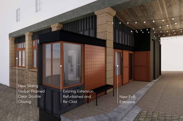 LSG Capital submitted plans on July 21 for a change of use from office to food and beverage unit at a portion of ground floor at 3 Crichton's Close in the Old Town. The focus will be on serving guests at the planned Aparthotel on the site, but will also be open to external customers all day.
The applicant said: "The project will inject new life into this otherwise disused close and maximise the offer of the approved Aparthotel use across the wider site. Changes to the exterior of the building will be in-keeping with the building’s rich heritage, with a palette of materials complimentary to the building’s long-standing existing fabric. The existing extension to the historic building will be updated to better fit with the rest of the building, and timber panelling and new windows will
be used to refresh the ground floor facade to better address the street outside."