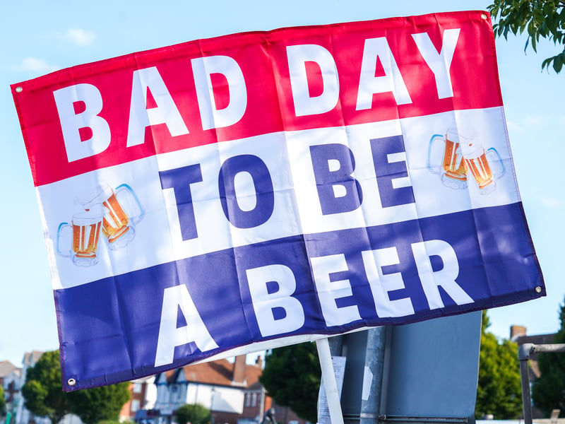 A flag on display at the Jolly Roger Raft Race.

Pictured by Alec Chapman