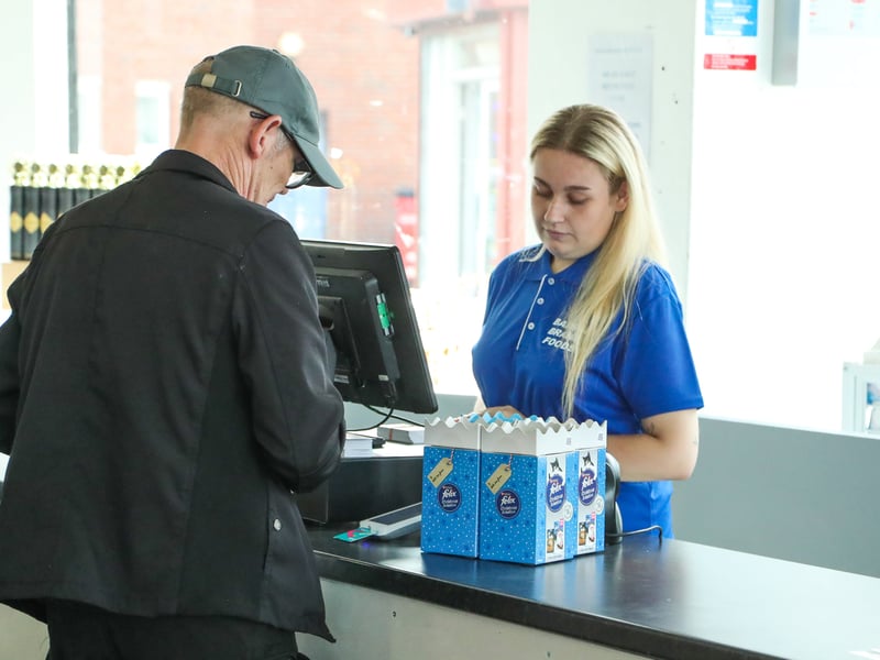 The store sells a range of items that are close to, or just passed, best before dates allowing shoppers to pick up items for cut prices.